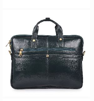 NDM Green Leather Laptop Bags