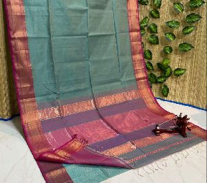 Handloom cotton silk saree