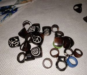 wooden rings