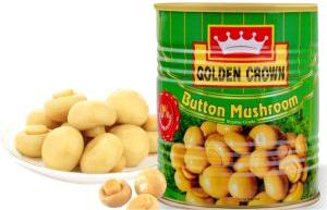 Golden Crown Button Mushrooms