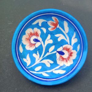 Heritage India /Blue Pottery Wall Hanging Plates Size 4