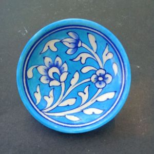 Heritage India /Blue Pottery Wall Hanging Plates Size 4
