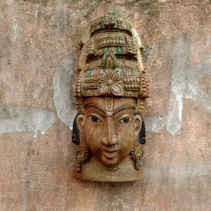 Heritage India Wooden face Mask Wall Hanging FW -001