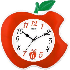 327 Apple Shape Classy Dial Wall Clock