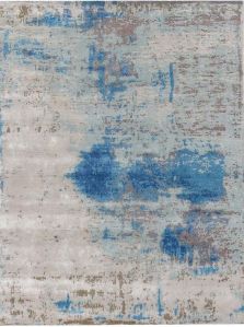 Handknotted Wool silk D4 rug