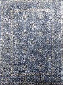 Wool and silk Handknotted Rug D10
