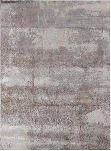 Wool and silk handknotted rug D5