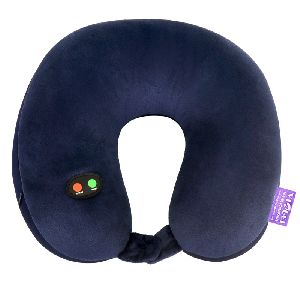 Vibrating neck massager pillow