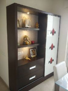Wooden Showcase Shelf