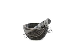 Marble Mortar and Pestle