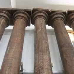 Antique Wooden Pillar