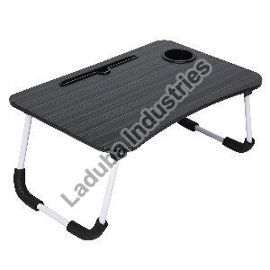 Black Lining Foldable Laptop Table