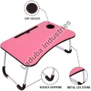 Pink Foldable Laptop Table