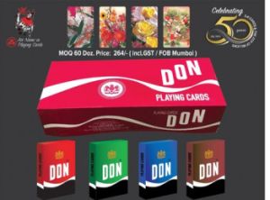 4 designs Paper Don Playing Cards