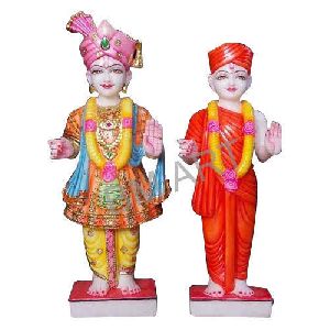 Marble Swaminarayan statue