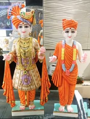 Marble Swaminarayan statue