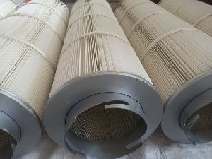Bayonet Type Dust Collection Pleated Filter Cartridge