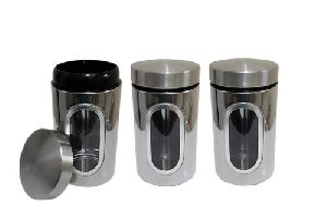 stainless steel airtight canisters