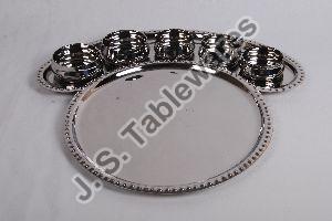 Stainless Steel Dinner Plate