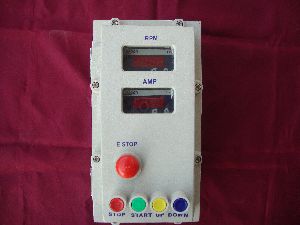 Start / Stop / Reset Push Button / 4 Speed Selector Switch & Motor trip Indicator Lamp Panel