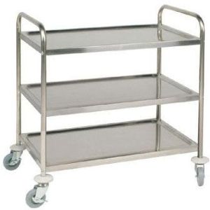 stainless steel kitchen trolley