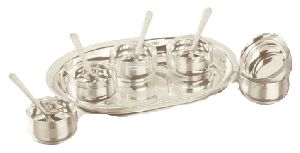 1020 Silver Plated Serving Set