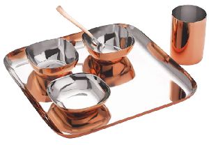 1120 Copper Square Dinner Set