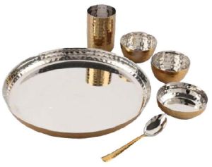 GOLD PLATED DINNER SETS