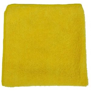 Yellow Microfiber Cleaning Cloth