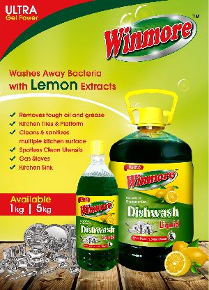 WINMORE Ultra Powerful Dish Wash Liquid Gel - 5KG
