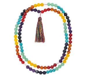 7 Chakra Multi Beads Mala