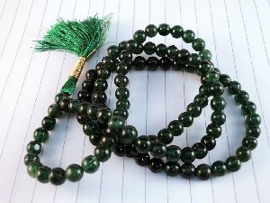 Moss Agate Beads Mala