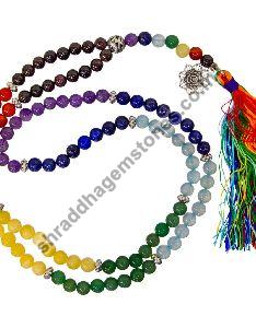 7 Chakras Gandhi Beads Mala
