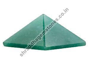 Green Jade Pyramid Stone