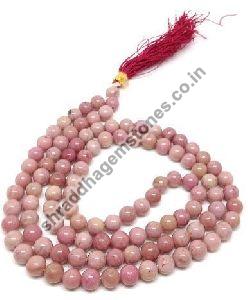 Rhodochrosite Beads Mala