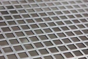 MS Square Hole Perforated Sheet