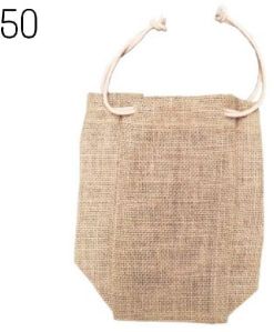 Jute Drawstring Bag