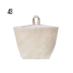 Plain Jute Cosmetic Bag