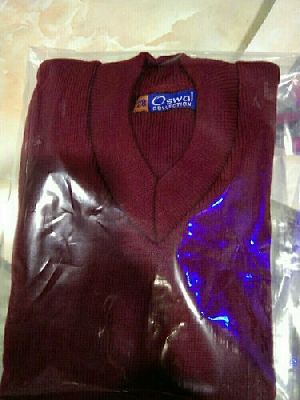 Maroon School Uniform Sweater