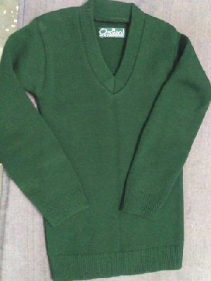 Green School Uniform Sweater