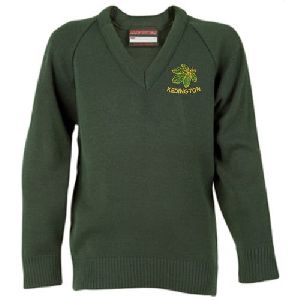 Green School Uniform Sweater