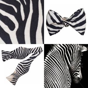 Animal Print Bow Tie