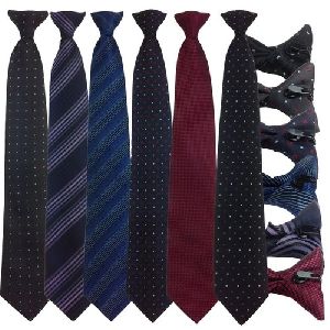 Woven Clip On Tie