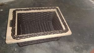 Wicker basket brown