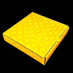 Yellow Pizza Box