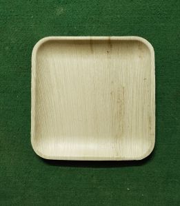 10 Inch Areca Square Leaf Plate