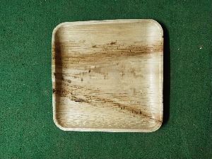 10 Inch Areca Square Leaf Plate
