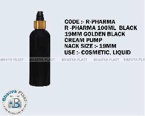 R-PHARMA 100 ML BLACK PET BOTTLE OIL SHAMPOO,PET BOTTLE ,OIL PET BOTTLE,OIL BOTTLE, COSMETIC BOTTLE