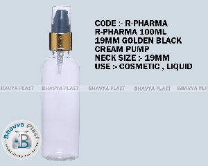 r-pharma 100 ml transparent pet bottle