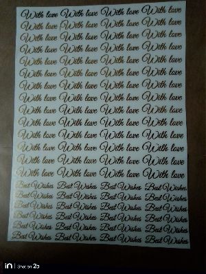 Gifting Metal Stickers